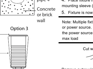 Option 3: Hülsenmontage