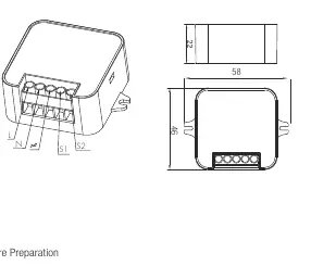 Installationsdiagramm und Abmessungen