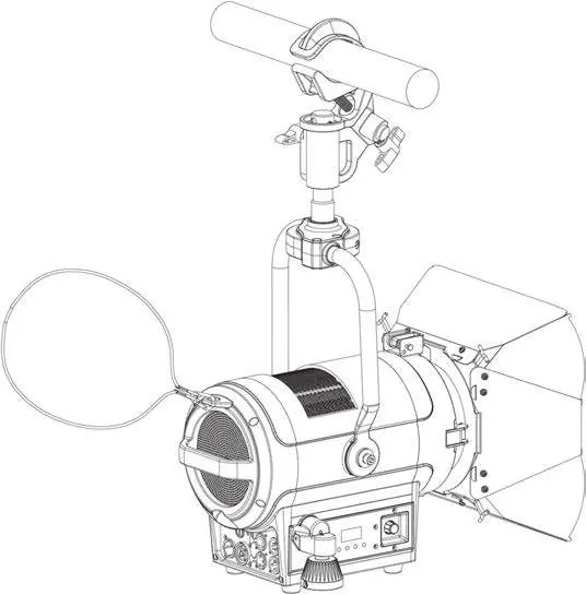 Montage der Klemme und des Sicherheitskabels