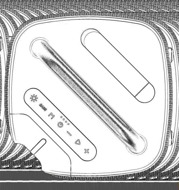 Bedienfeld des Lautsprechers