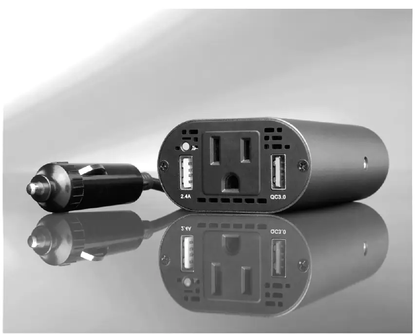 Sharper Image 150W Car Power Inverter