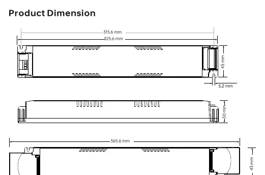 Produktabmessungen