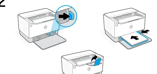 Schritt 2: Papier einlegen
