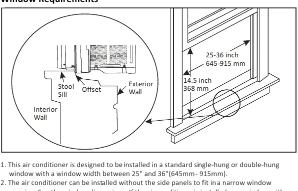 Fensteranforderungen