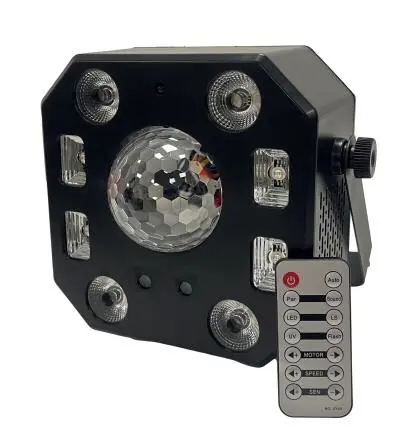 QTX Pentaflash 5-in-1 LED- und Lasereffektlicht mit Fernbedienung