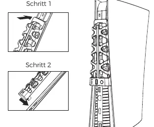 Installationsdiagramm für den NexiGo Cooling Fan