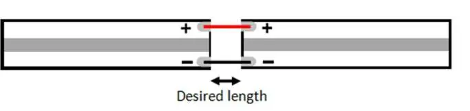 Verbindungsschema für das LED-Band