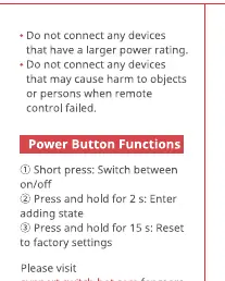 Funktionen des Power-Buttons