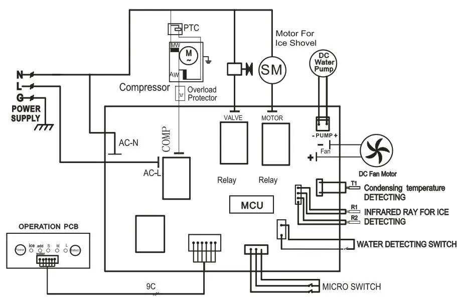 Schaltplan M-ICE 15B