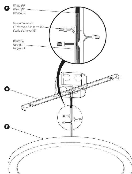 Schaltplan für den korrekten Anschluss der Kabel.