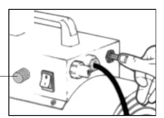 Fig. 1: Gasflaschenanschluss