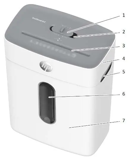 HP OneShred 8CC Aktenvernichter