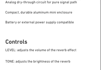 Bedienelemente des Prussian Blue Reverb Revival