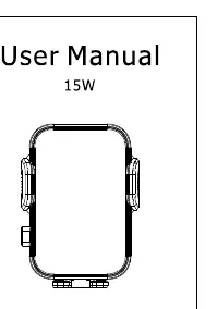 Hyundai Qi-Standard 15W Wireless Car Charging Holder