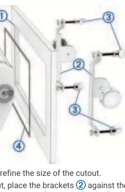 Flush-Montage Diagramm