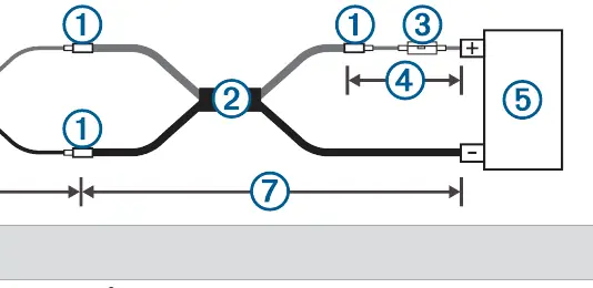 Stromkabel-Verlängerungsdiagramm