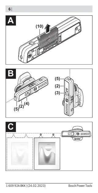 Batteriewechsel und Positionierung