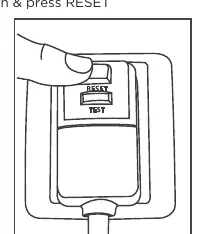 Reset-Vorgang am Stecker
