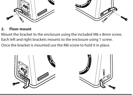 Montage des Gehäuses (Back Mount und Floor Mount)