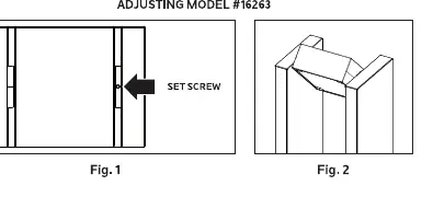 Einstellung der Lichtrichtung für Modell 16263