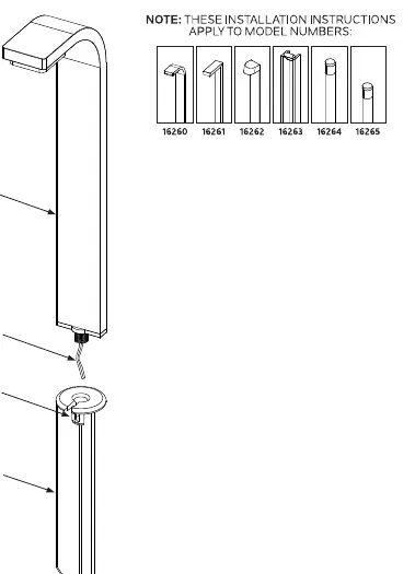 Diagramm der Leuchtenmontage