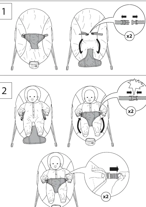 Verwendung des Sicherheitsgurtes