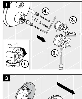 Wartungsschritte 1-4