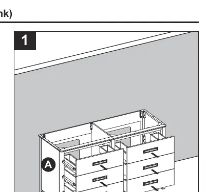 Entfernen der Schubladen