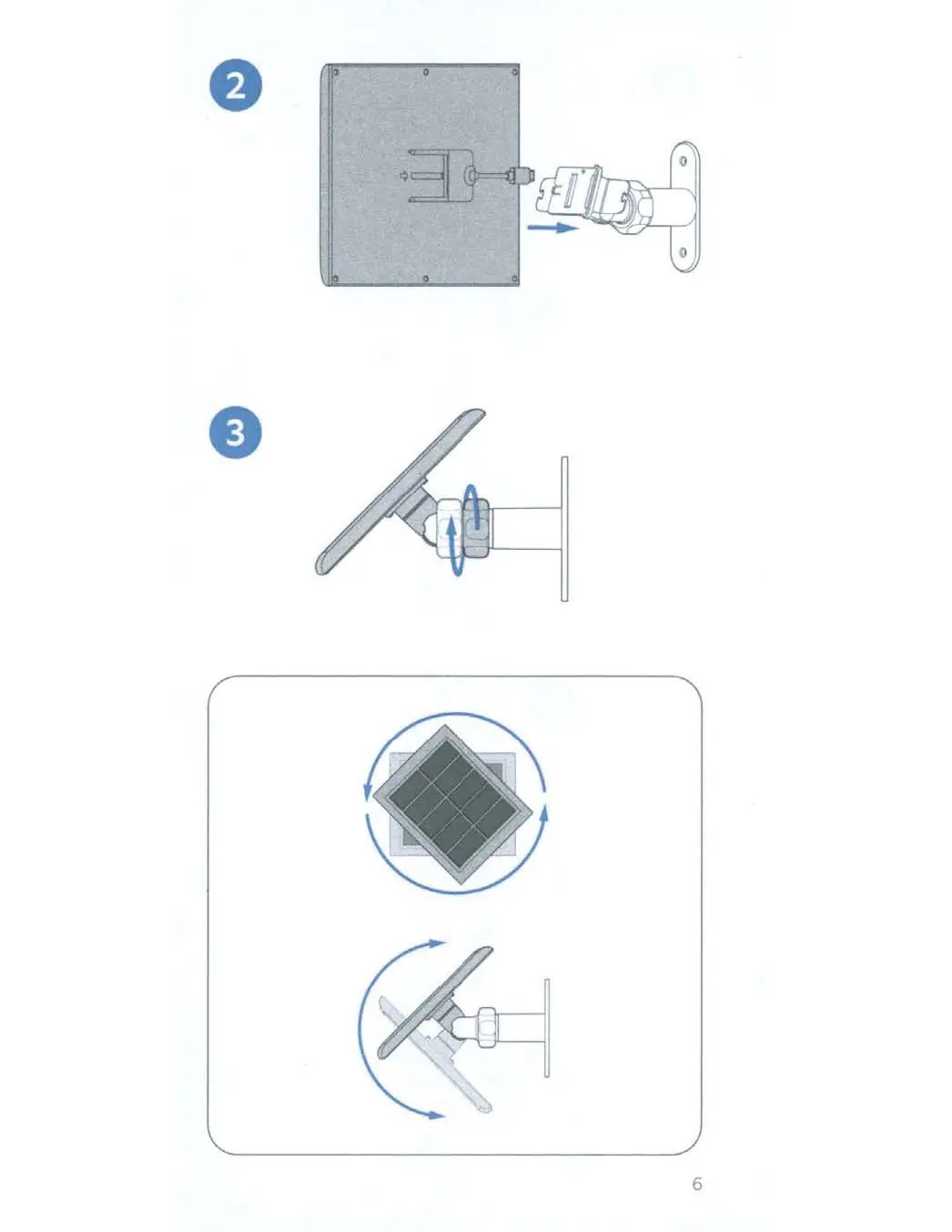 Befestigung des Panels