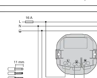 Schaltplan für den elektrischen Anschluss