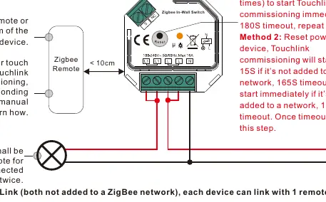 TouchLink-Kopplung mit einer Fernbedienung