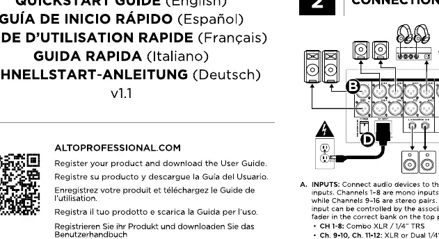 Anschlüsse des TMD16