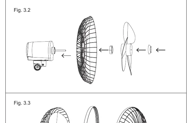 Montage von Grill und Propeller