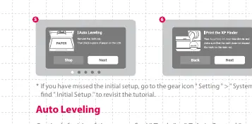 Auto-Leveling Prozess