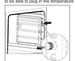 Anschluss des Fleischthermometers