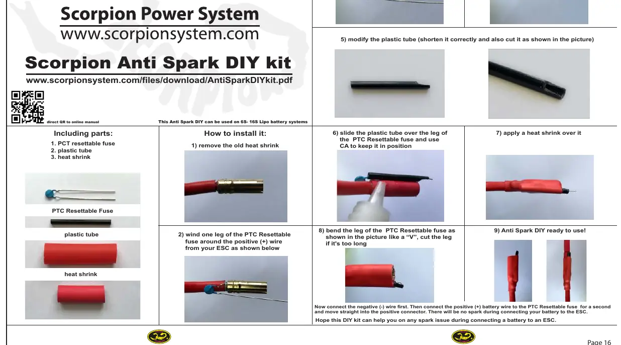 Installation des Anti-Spark DIY Kits