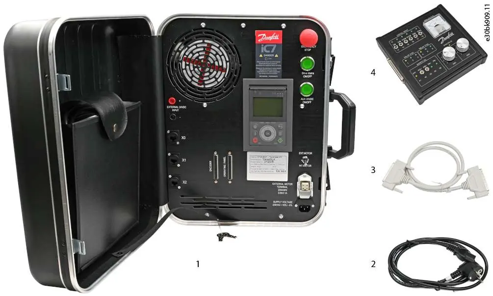 Lieferumfang des TechCase iC7