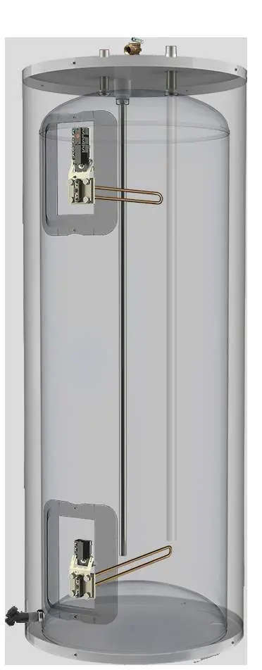 Aufbau des Standard-Warmwasserbereiters