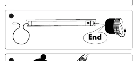 Anbringen der Endkappe
