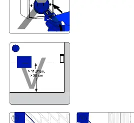Erforderliche Abstände bei der Montage