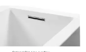 Optionaler Slim-Line Überlauf