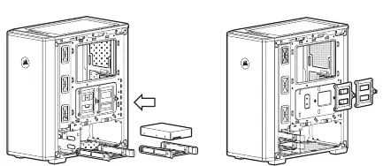 Installation von HDDs und SSDs