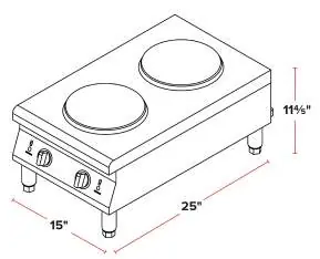 Modell 177CER200 Abmessungen