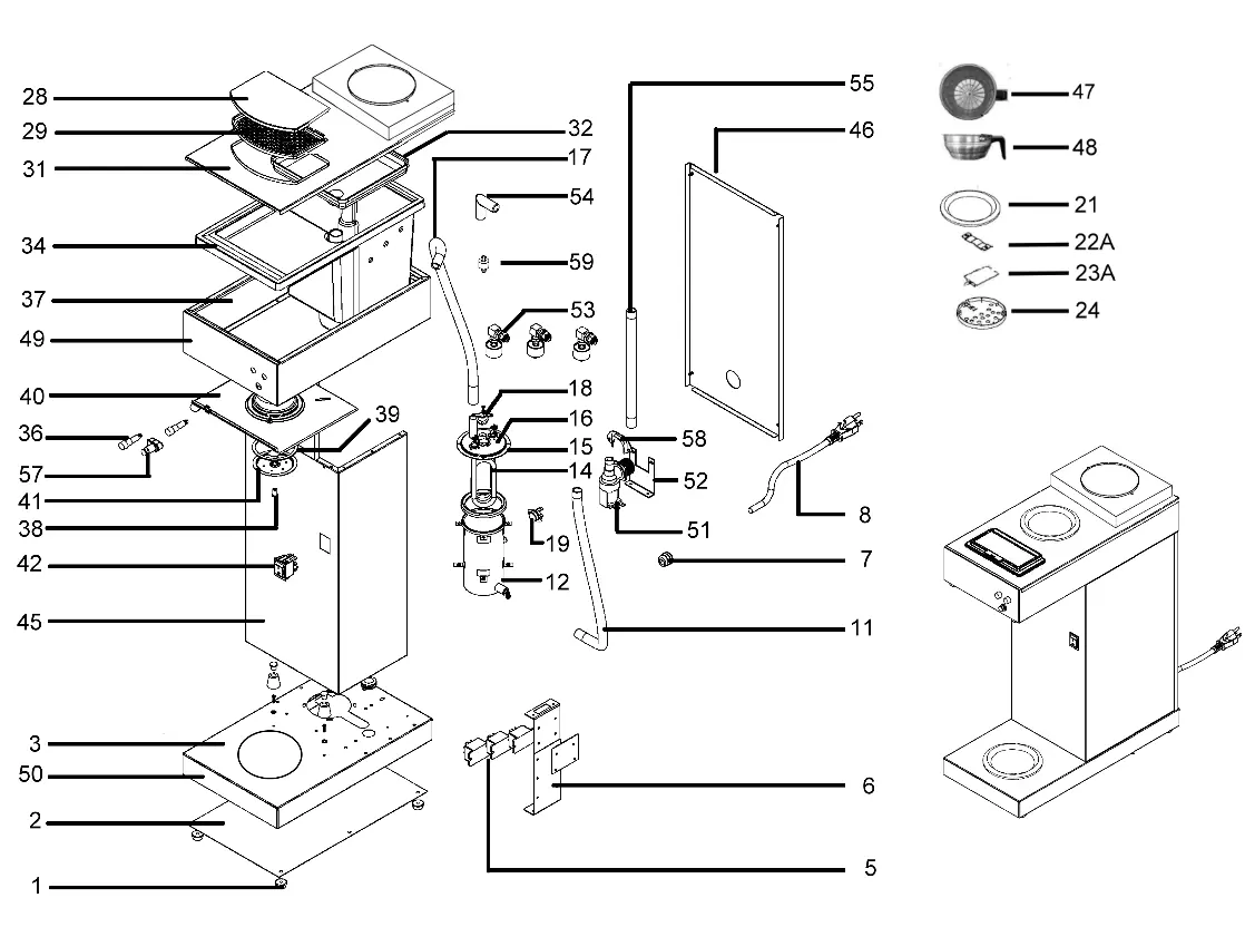 Ersatzteildiagramm 177CMA1L2U