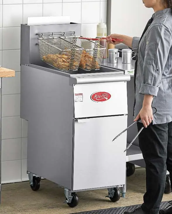 Avantco Gas-Bodenfritteuse (Tube-Design)