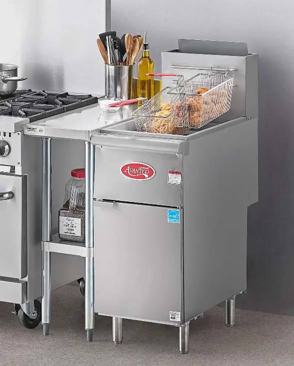 Avantco Energy Star Gas-Bodenfritteuse
