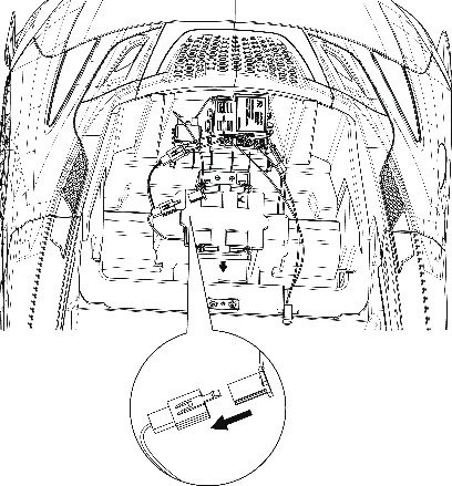 Anschluss der Batteriekabel
