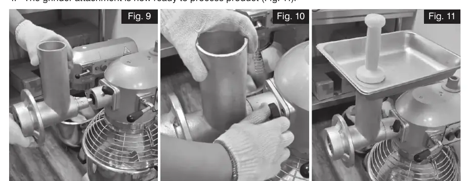 Installation am Mixer-Anschluss (Fig. 9-11)