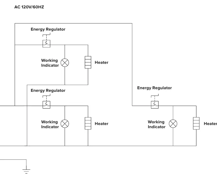 Schaltplan für 3-Becken 120V Modell