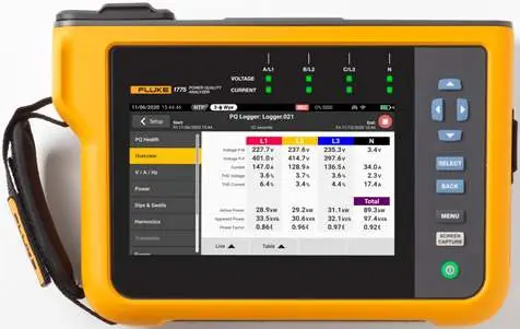 Fluke Netzqualitätsanalysator
